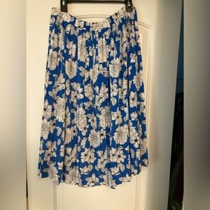 MIDI floral skirt